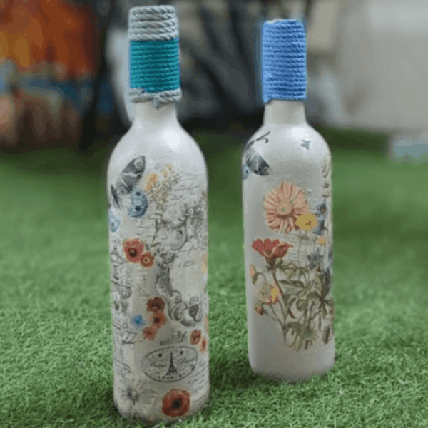 Decoupage - Bottle