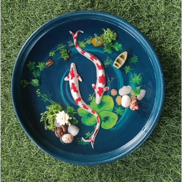 Resin Koi Fish-Pond