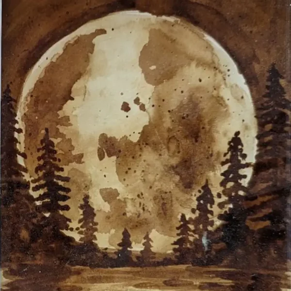 Coffee painting
