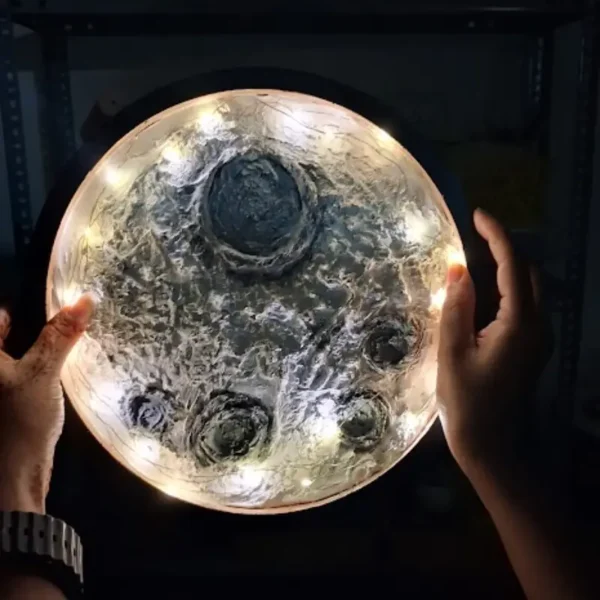 Texture Art (Moon Lamp)